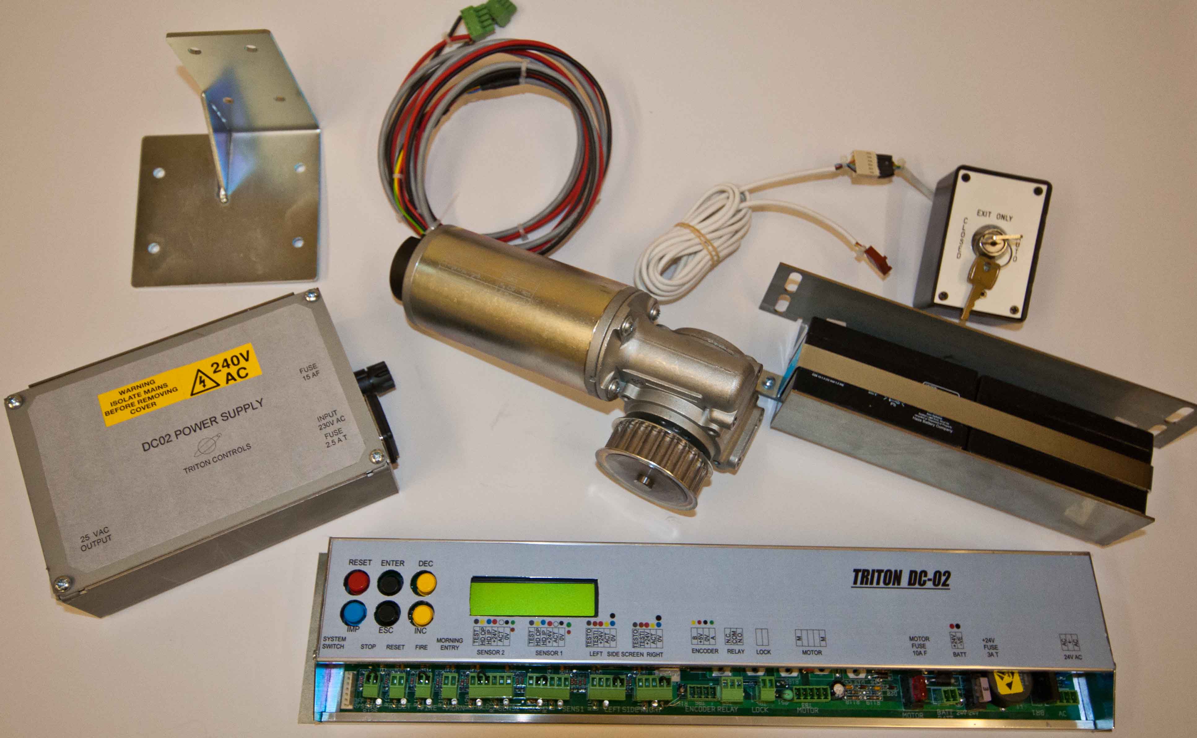 Dc02 Retrofit Sliding Door Operator Triton Controls